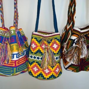 Colorful cross-body purse
